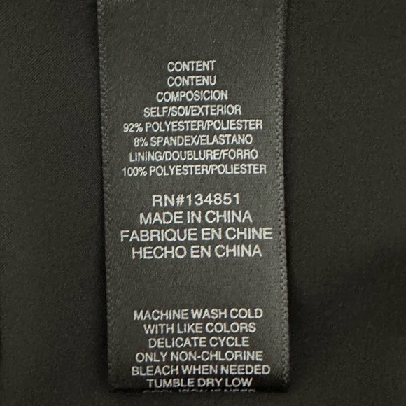 Charles Henry Strapless Dress Size S P Black Mini Above Knee Length Ruffle Top - Picture 7 of 8